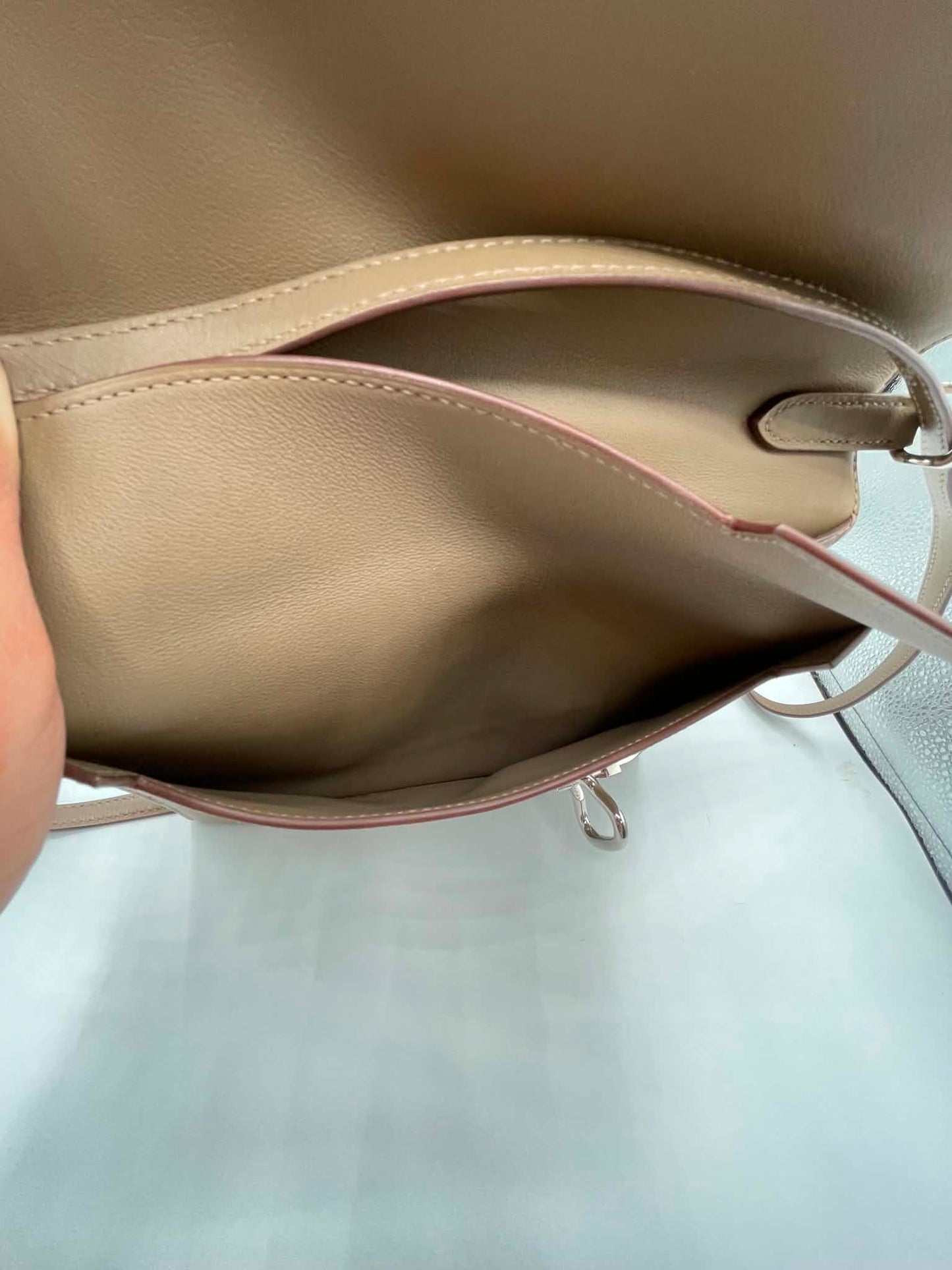 Hermes Swift Boucle Sellier Palladium Hardware