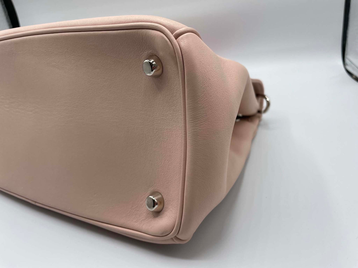 Dior Be Dior Top Handle Bag — Light Pink & Blue Cowhide, Silver Hardware | Pre-Owned