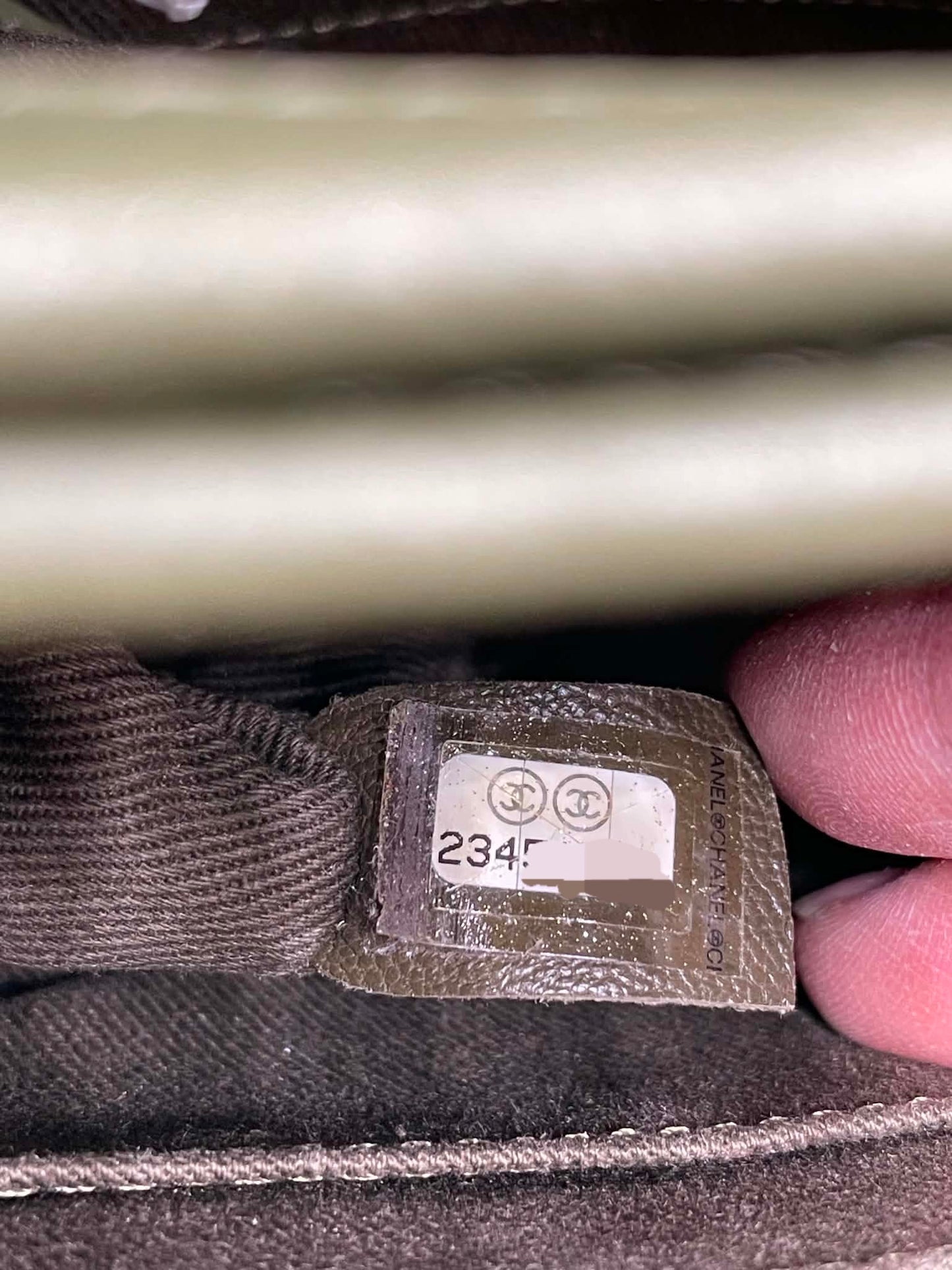 Chanel Calfskin Mini Neo Executive Shopper Tote Khaki