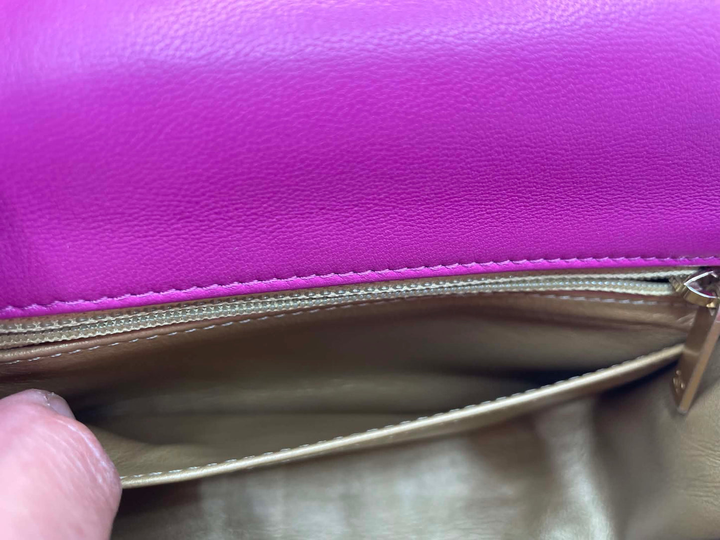 Chanel Pearl Crush Square Flap Bag Quilted Lambskin Mini