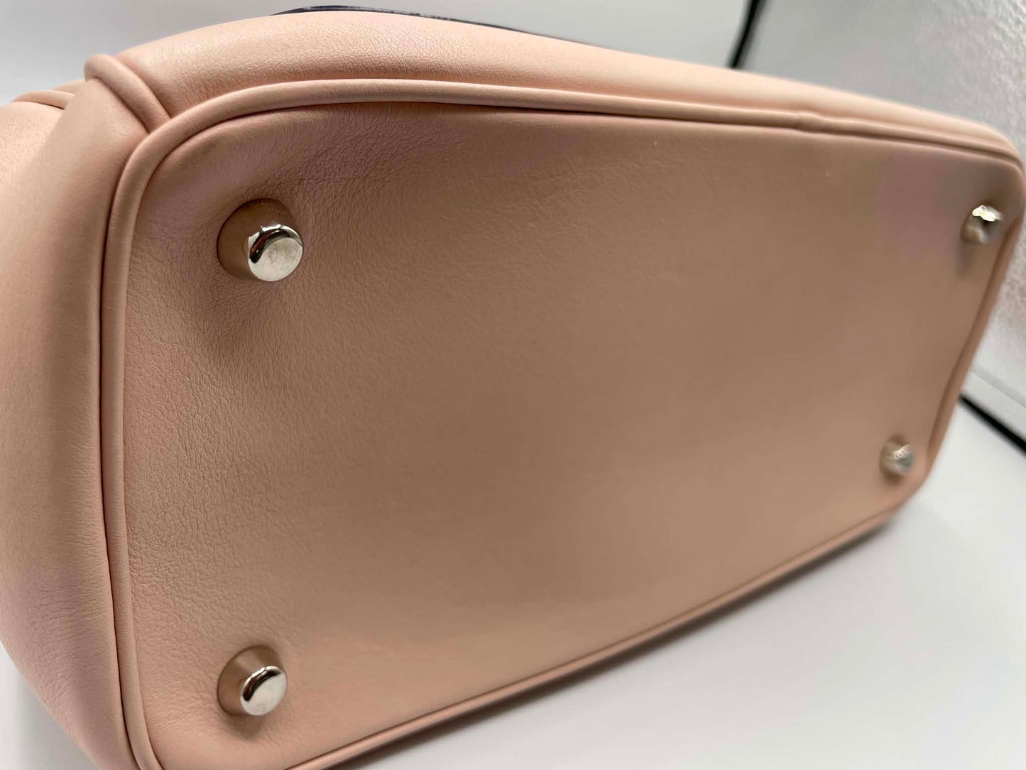 Dior Be Dior Top Handle Bag — Light Pink & Blue Cowhide, Silver Hardware | Pre-Owned