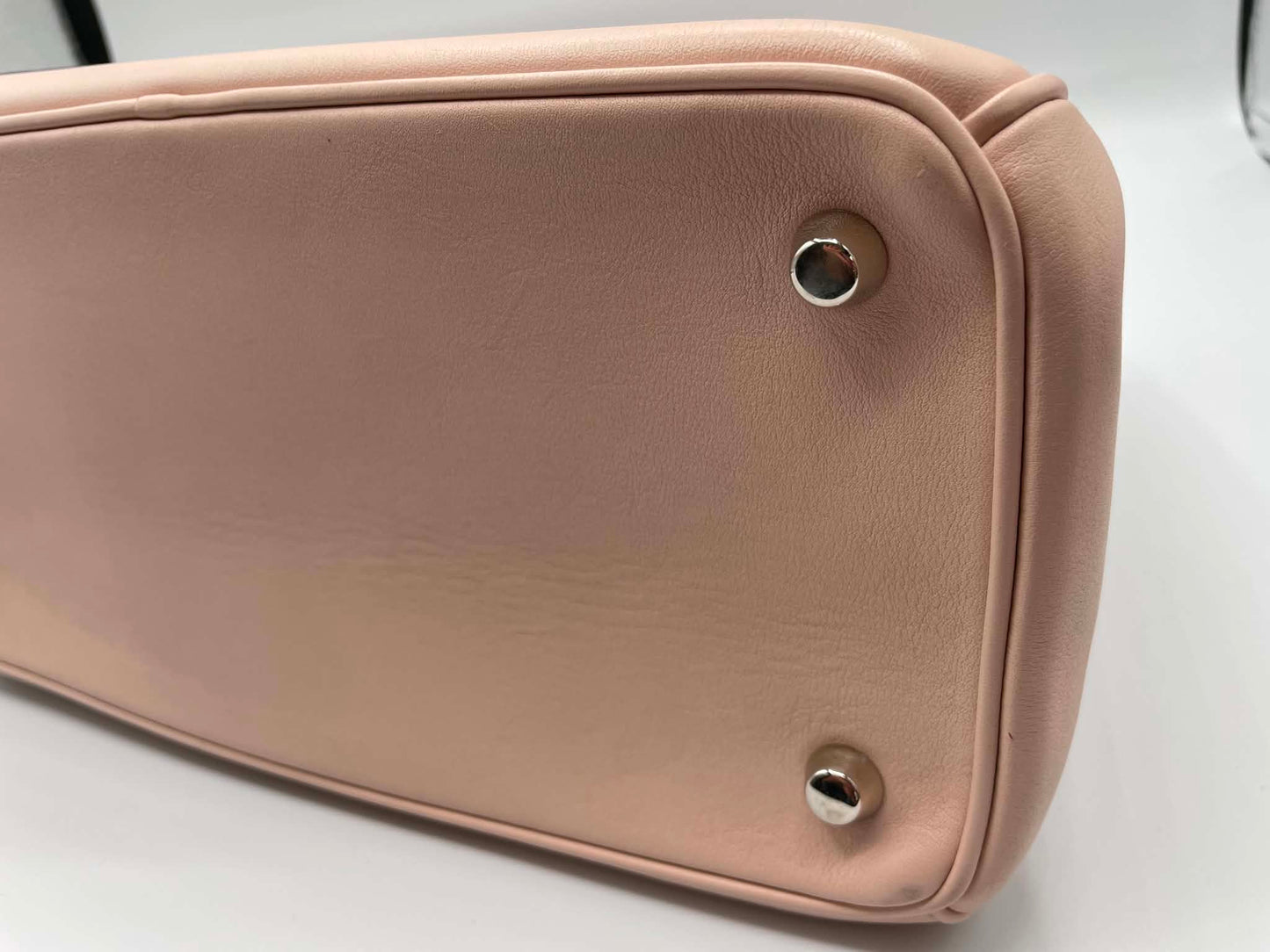 Dior Be Dior Top Handle Bag — Light Pink & Blue Cowhide, Silver Hardware | Pre-Owned