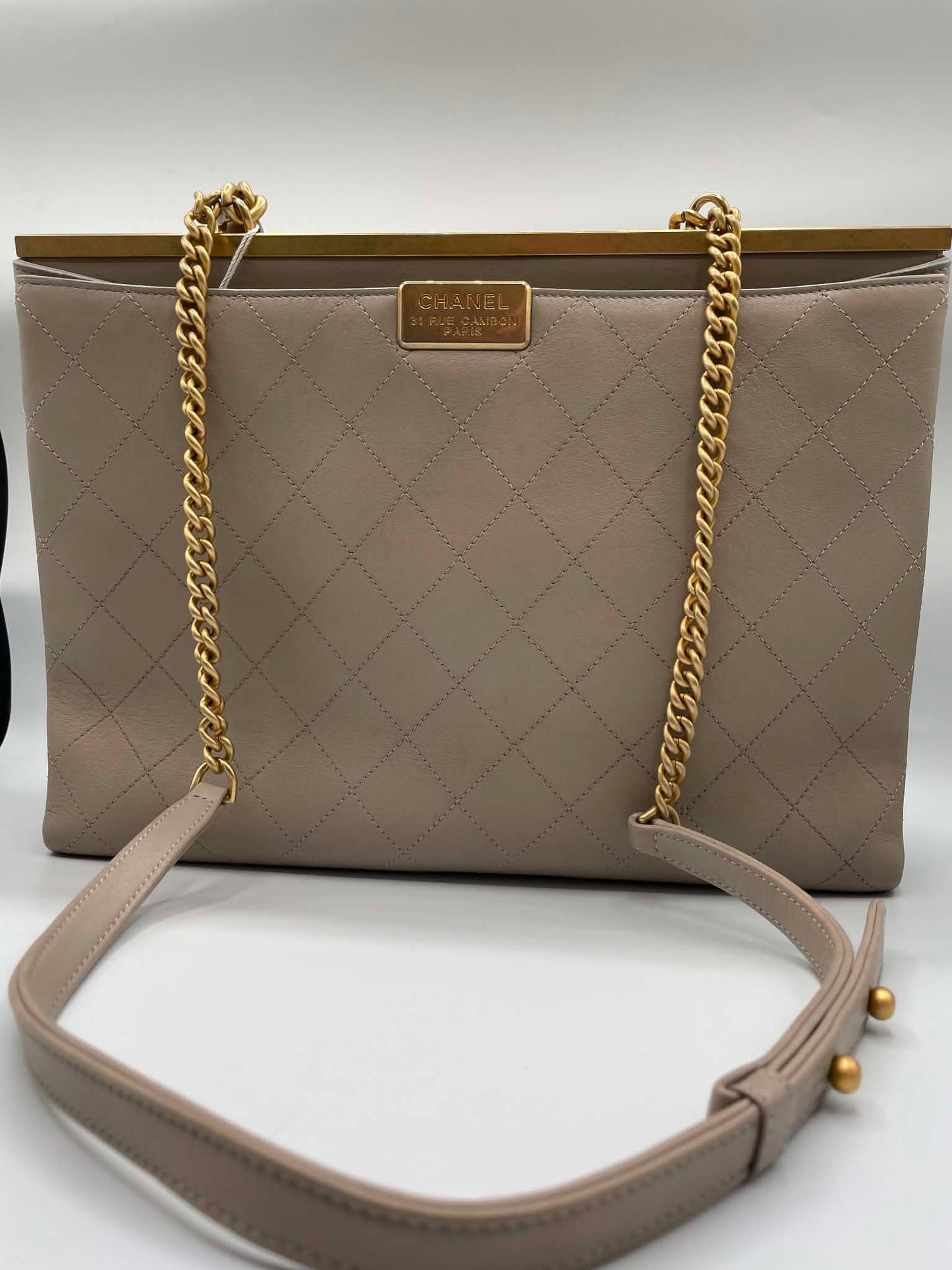 Chanel Large Coco Luxe Shopping Tote